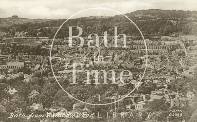 View of Bath from Rainbow Wood 1929