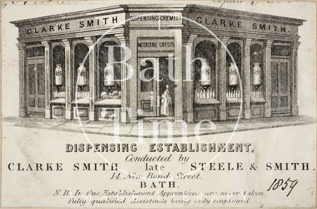 G. Clarke Smith, 14, New Bond Street, Bath c.1859