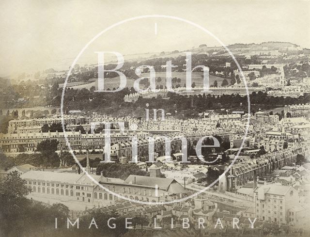 View of the Newark Works and Avon Street, Bath c.1885