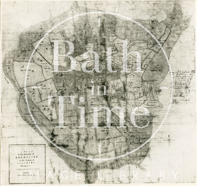 A Plan of the Manor of Kelweston in the County of Somerset belonging to Henry Harrington Esq. 1748