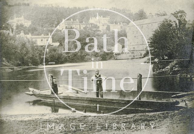 The rope ferry at Bathampton c.1870