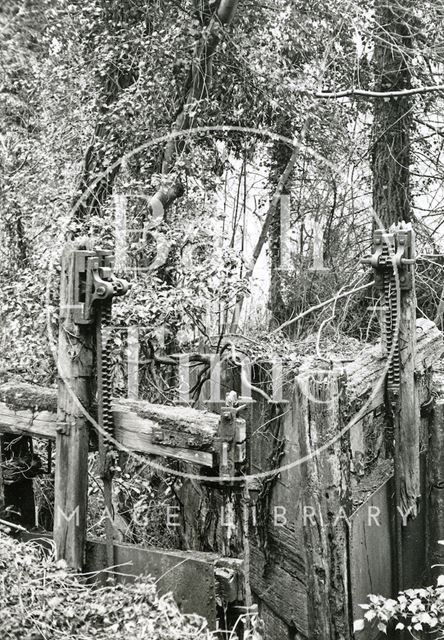 A disused lock in the Combe Hay area on the Somersetshire Coal Canal c.1965