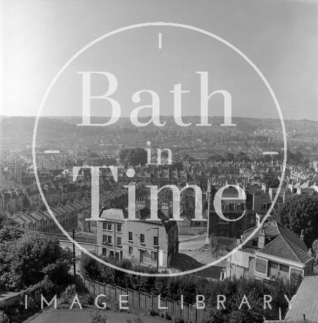 View of Ballance Street from Lansdown Road, Bath 1969