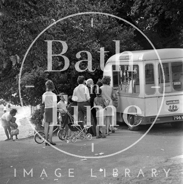 Children playing in Royal Victoria Park, Bath 1971