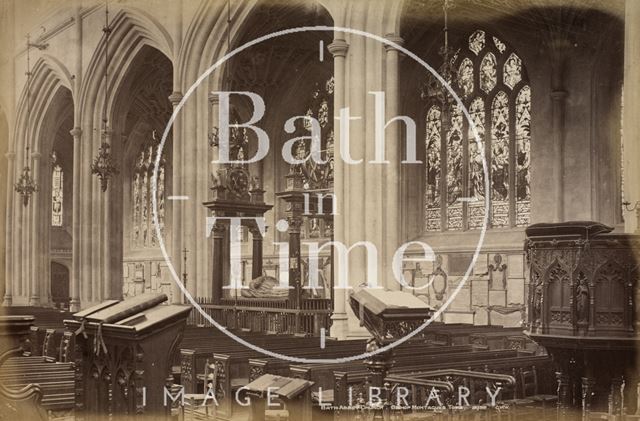 Bath Abbey Church. Bishop Montague's Tomb c.1890