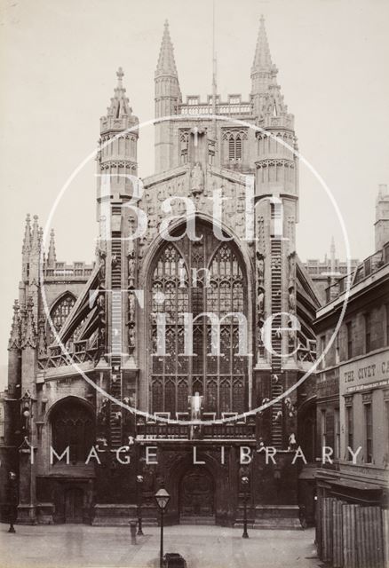 West front of Bath Abbey c.1890