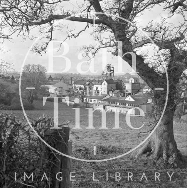 A view of the Kilmersdon Coal Mine Works, Somerset 1972