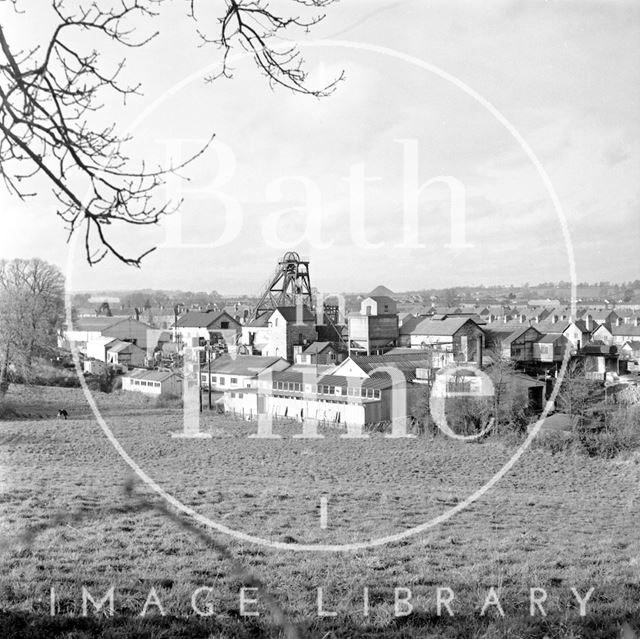 A view of the Kilmersdon Coal Mine Works, Somerset 1972