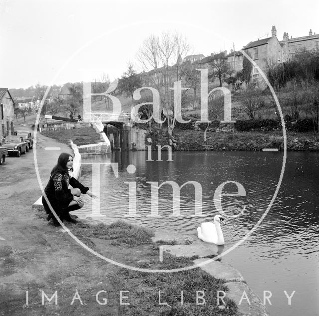 Kennet and Avon Canal, Bath 1972