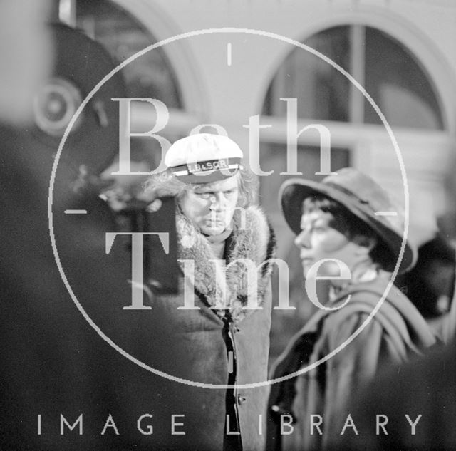 Film director Ken Russell filming Savage Messiah in Bath 1972