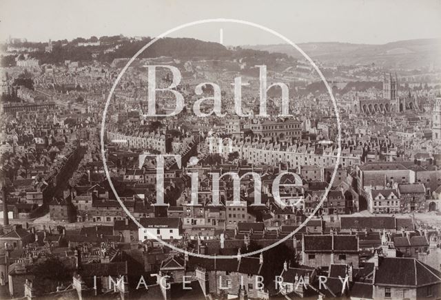 View from Beechen Cliff, Bath c.1880