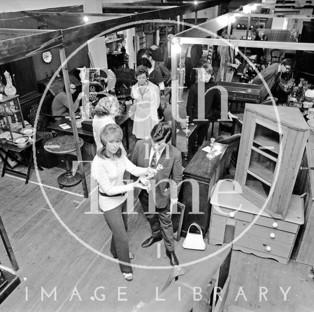 Guinea Lane Antiques Market, Bath 1972