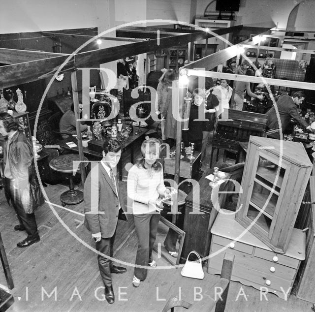 Guinea Lane Antiques Market, Bath 1972