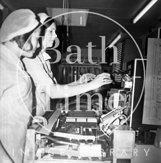 The kitchen at Woolworths, Stall Street, Bath 1972