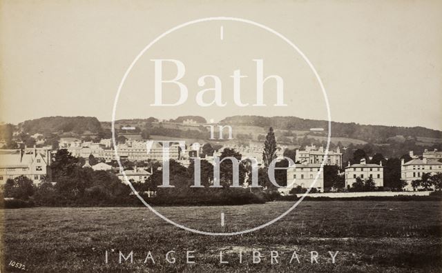 Sham Castle from Bathwick, Bath 1876