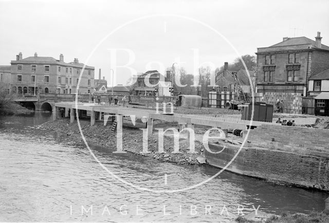 Redeveloping the riverside at Chippenham, Wiltshire c.1959