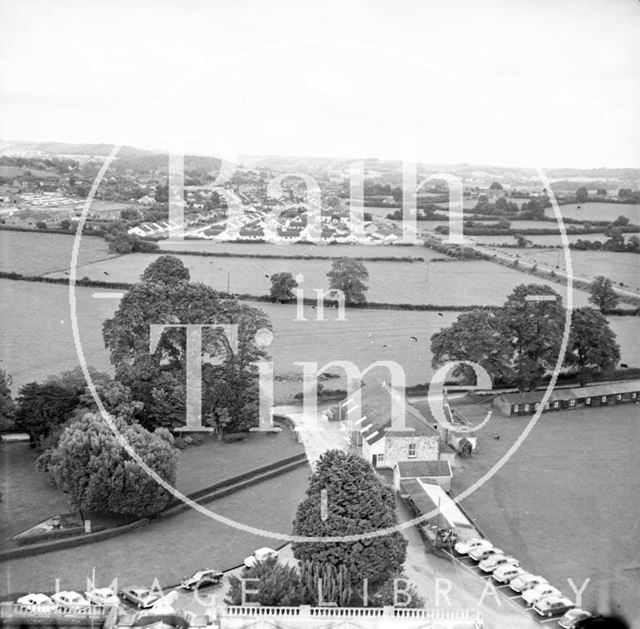 View of St. Cuthbert's Mill looking towards Wells, Somerset c.1955