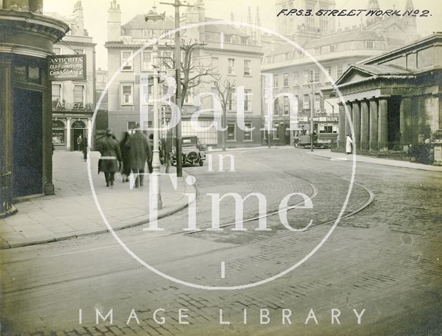 Terrace Walk and the Literary and Scientific Institution, Bath c.1930