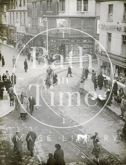 Westgate Street from Kingsmead Square, Bath 1925