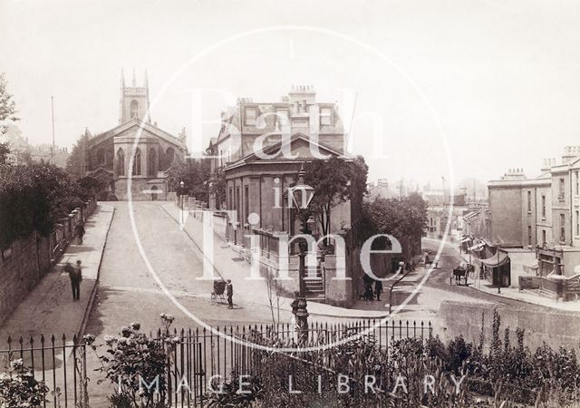 St. Mark's Road and Claverton Street, Widcombe, Bath 1895