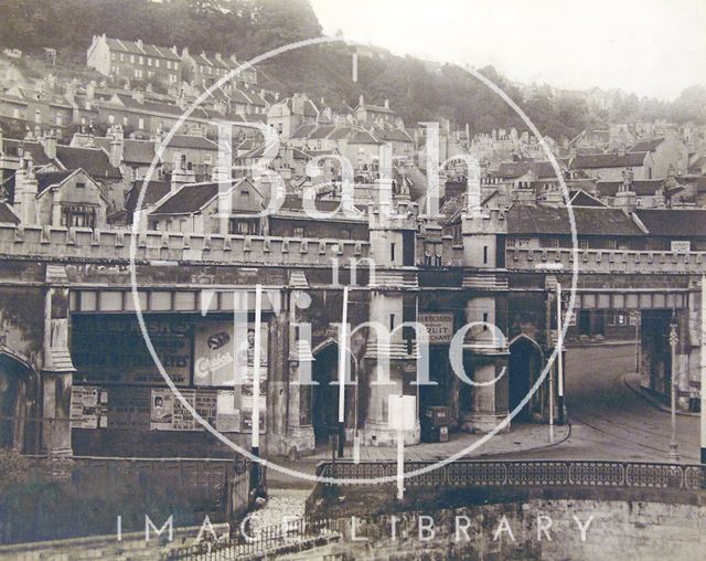 View of the viaduct looking towards Holloway, Bath c.1910