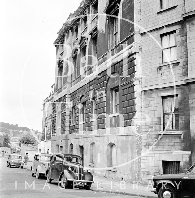 The old prison on Grove Street, Bath 1965