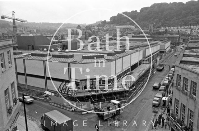 The newly completed Southgate Shopping Centre, Bath 1973