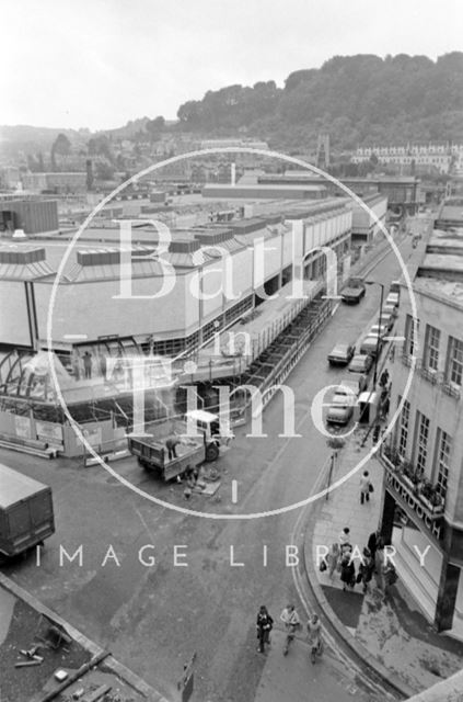 The newly completed Southgate Shopping Centre, Bath 1973