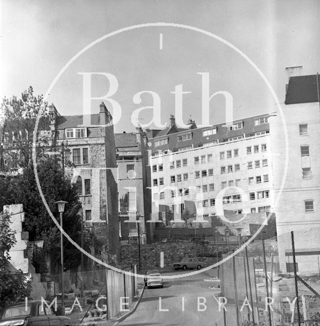 Ballance Street, old and new, Bath 1973