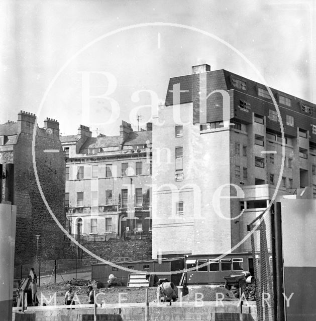 Ballance Street, old and new, Bath 1973