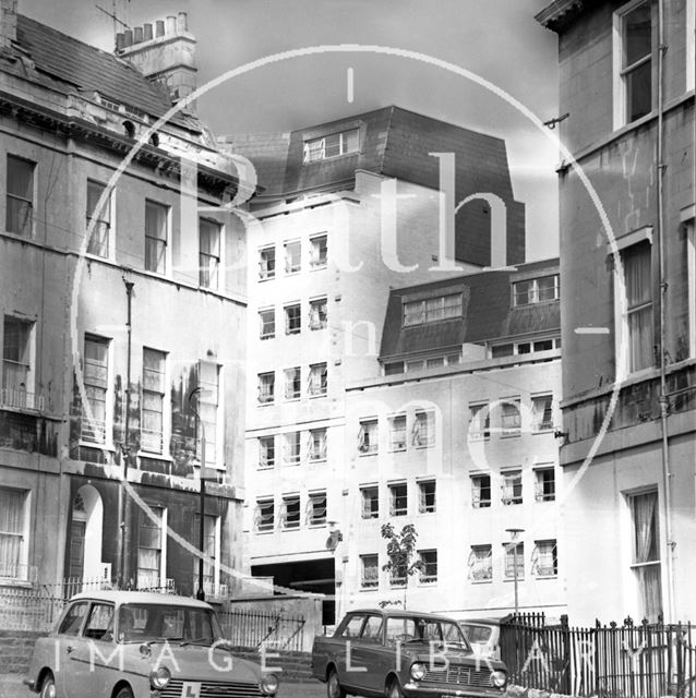 Ballance Street, old and new, Bath 1973