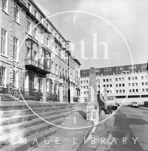 Ballance Street, old and new, Bath 1973