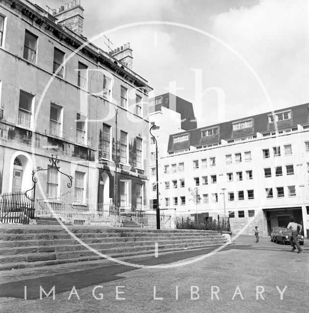 Ballance Street, old and new, Bath 1973