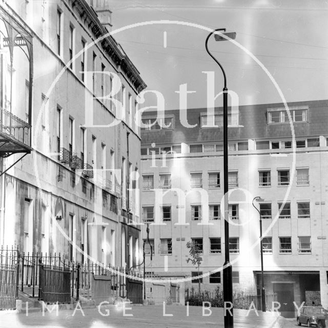 Ballance Street, old and new, Bath 1973