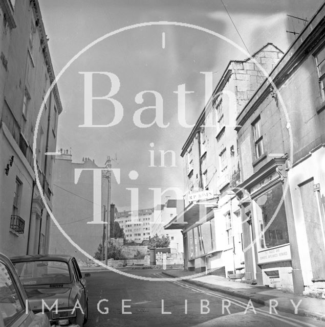 Ballance Street, old and new, Bath 1973