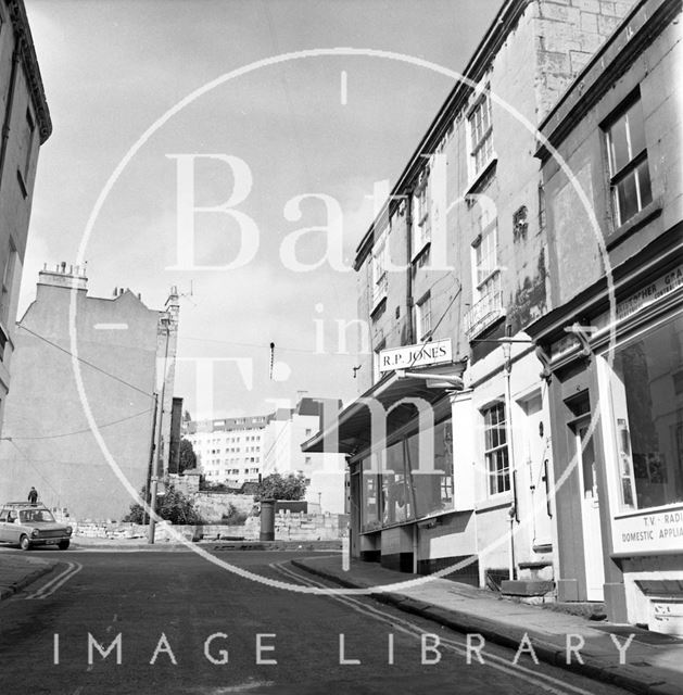 Ballance Street, old and new, Bath 1973