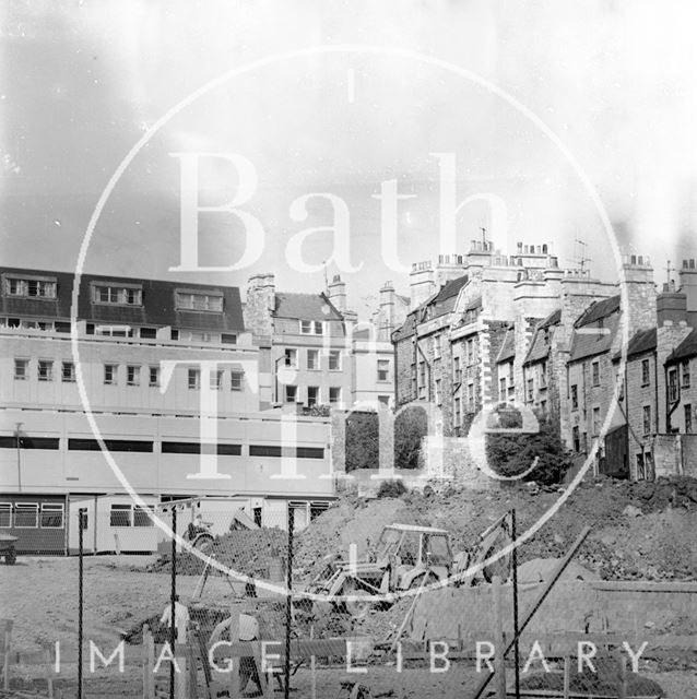 Ballance Street, old and new, Bath 1973