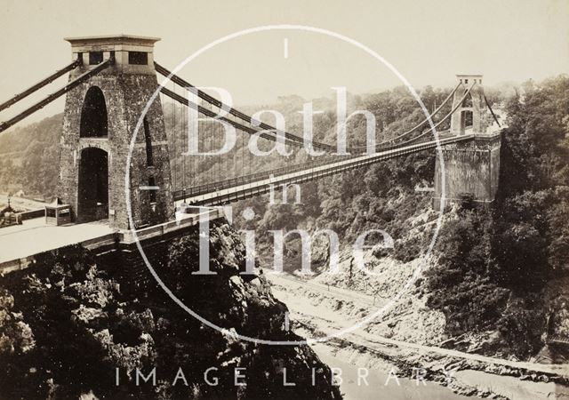 Brunel's Clifton Suspension Bridge, Bristol c.1880