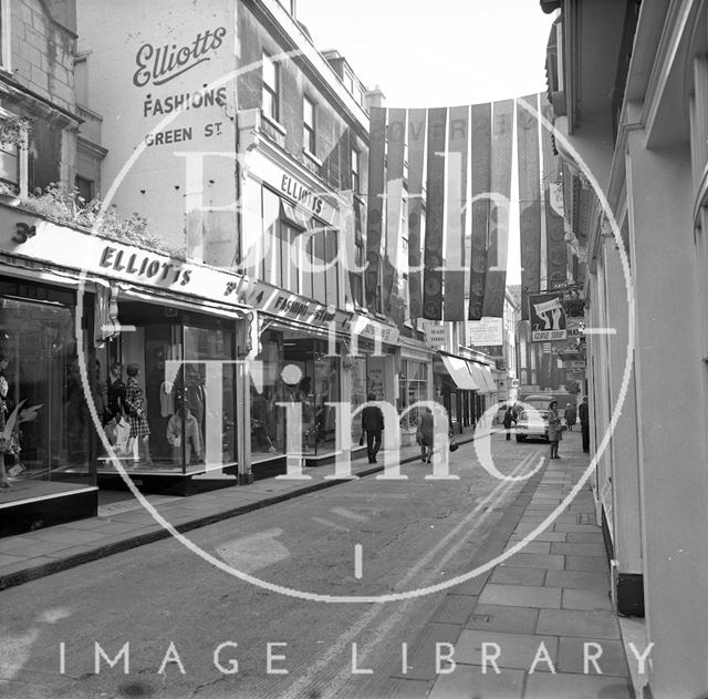 Green Street shops, Bath 1973