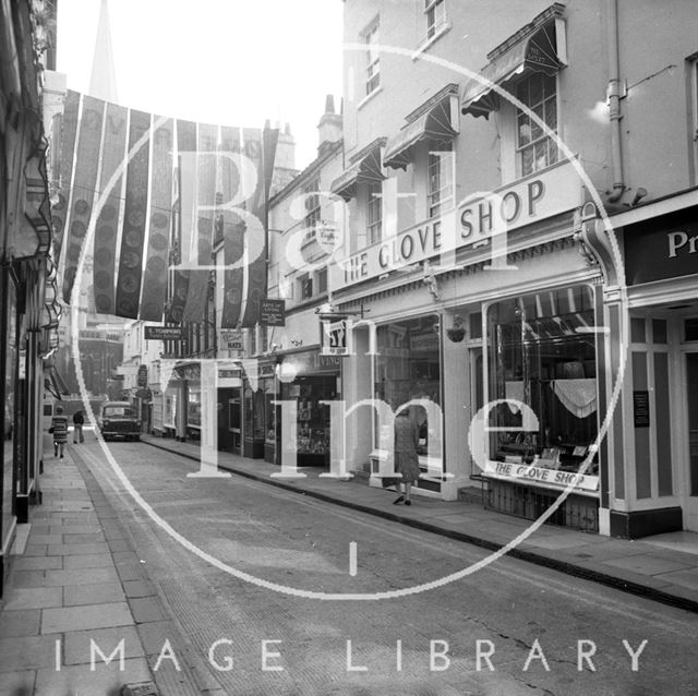 Green Street shops, Bath 1973