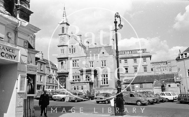 Theatre Royal, Bluecoat School, Sawclose, Bath 1974