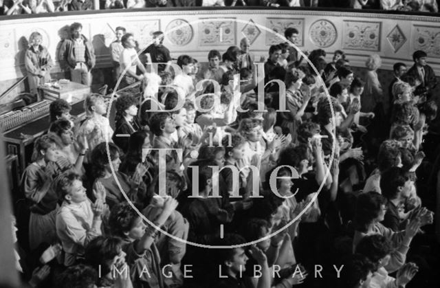 The audience at Tears for Fears at the Theatre Royal, Bath 1985