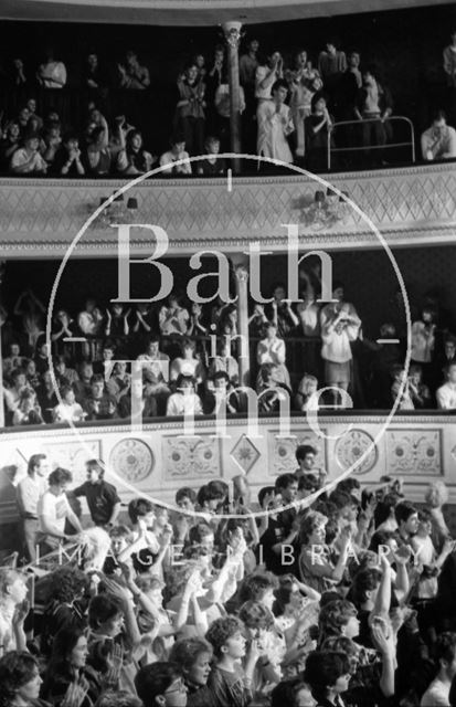 The audience at Tears for Fears at the Theatre Royal, Bath 1985