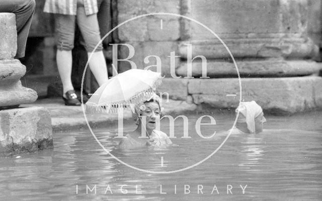 Filming the Bawdy Adventures of Tom Jones at the Roman Baths, Bath 1976