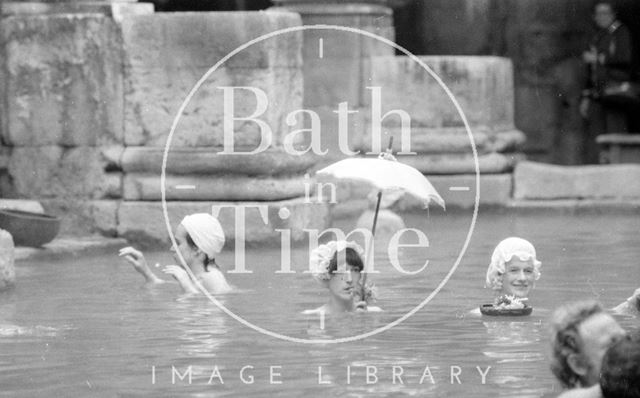 Filming the Bawdy Adventures of Tom Jones at the Roman Baths, Bath 1976