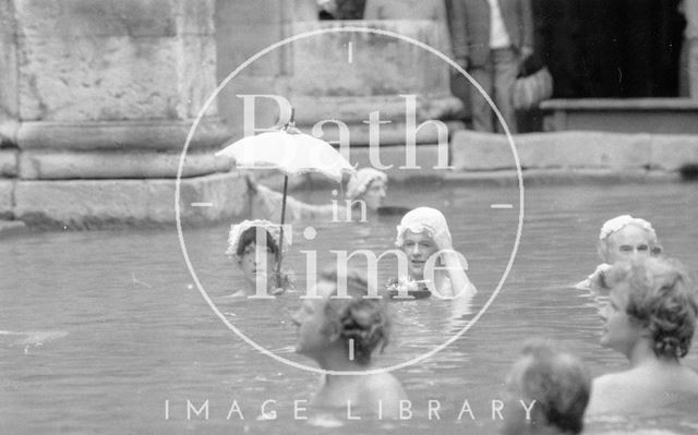 Filming the Bawdy Adventures of Tom Jones at the Roman Baths, Bath 1976