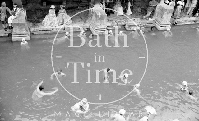 Filming the Bawdy Adventures of Tom Jones at the Roman Baths, Bath 1976