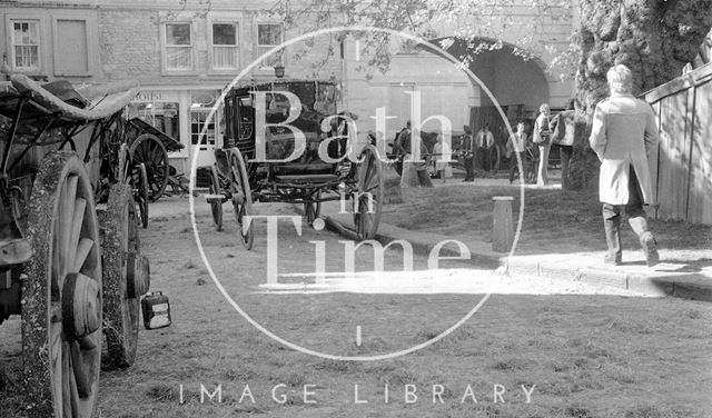 Filming the Bawdy Adventures of Tom Jones at Abbey Green, Bath 1976