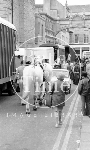 Filming the Bawdy Adventures of Tom Jones at Abbey Green, Bath 1976