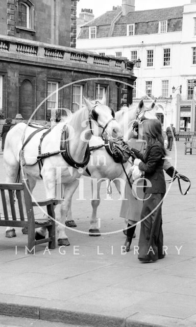 Filming the Bawdy Adventures of Tom Jones at Abbey Green, Bath 1976